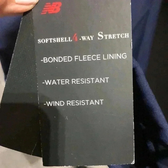 New Balance Anorak Soft Shell Wind/water resistant,hood,fleece lined,stretch - Picture 13 of 14